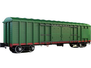 Крытый вагон 11280 4х осный фото